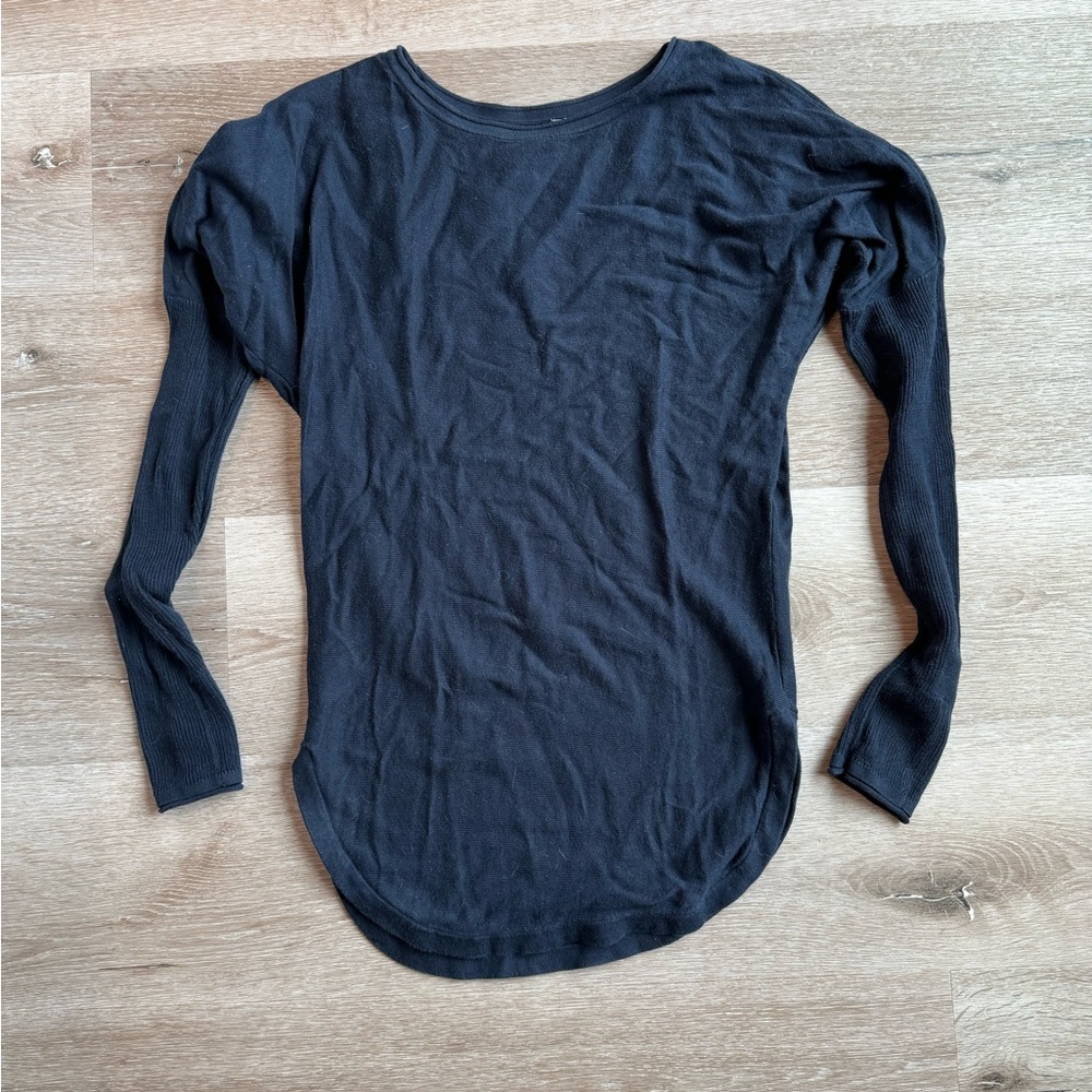 Lululemon wool blend knit sweater